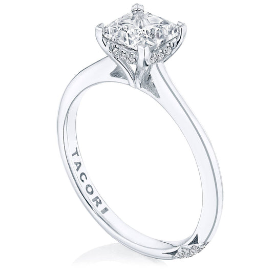 Founder's Collection | Princess Solitaire Engagement Ring HT2580PR55